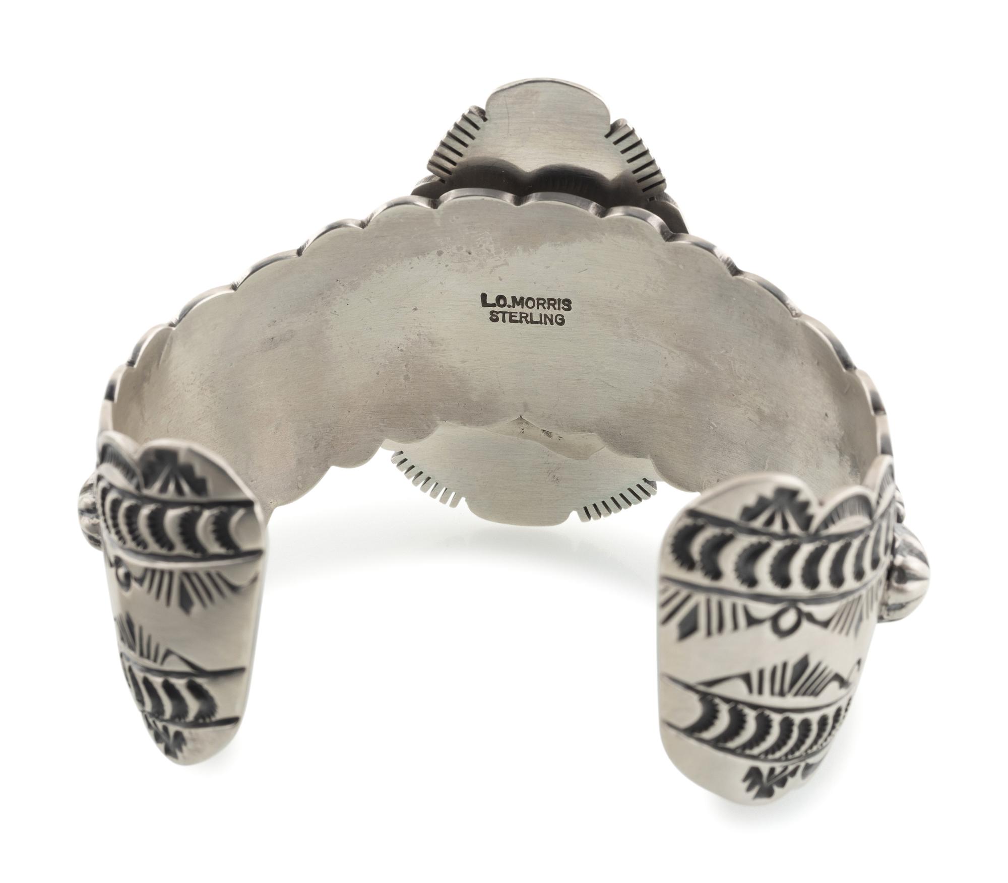 Navajo Sterling Silver and Turquoise Cuff Bracelet
