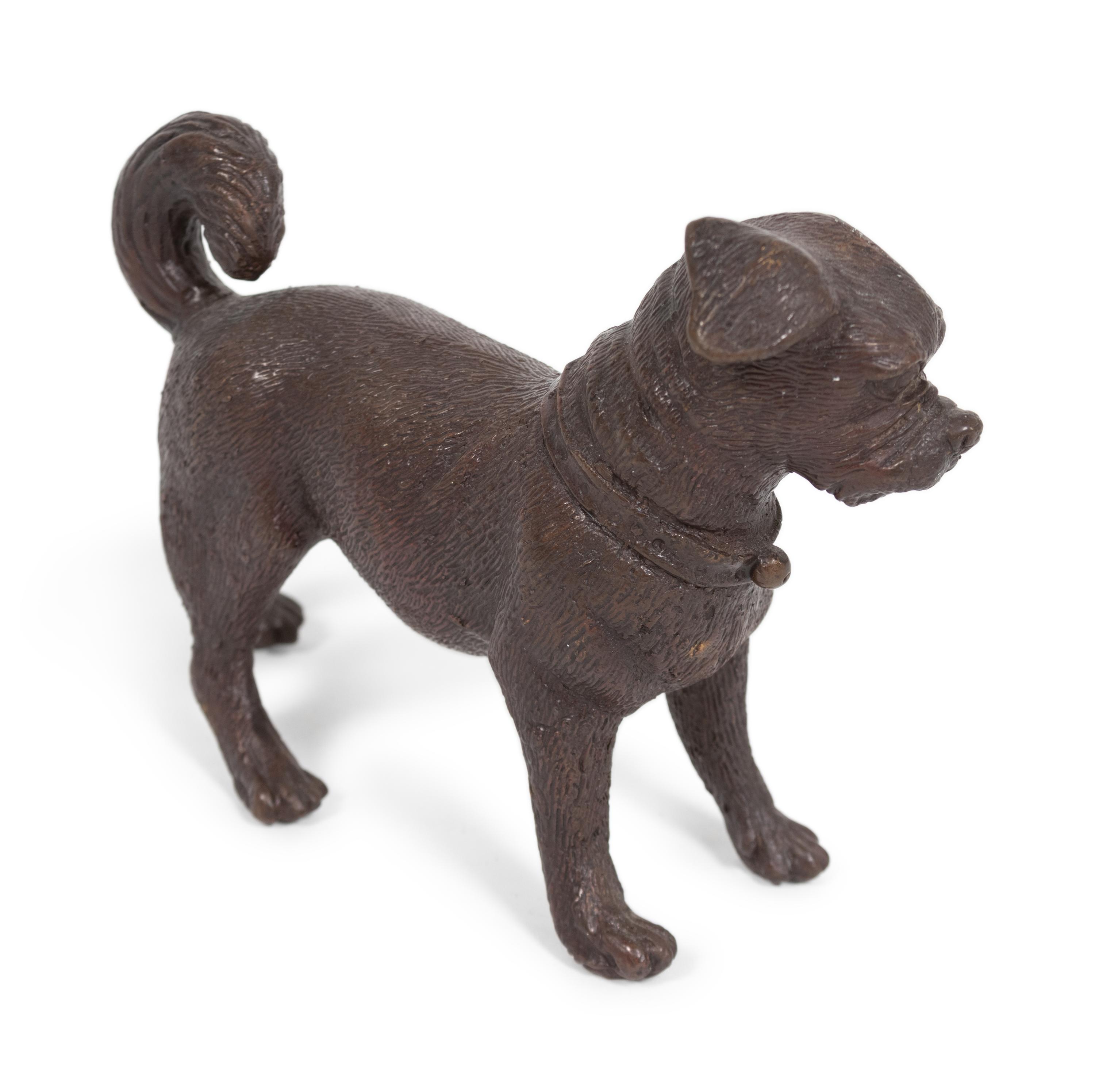A Small Bronze Dog
