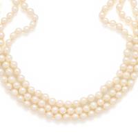 MULTISTRAND CULTURED PEARL NECKLACE