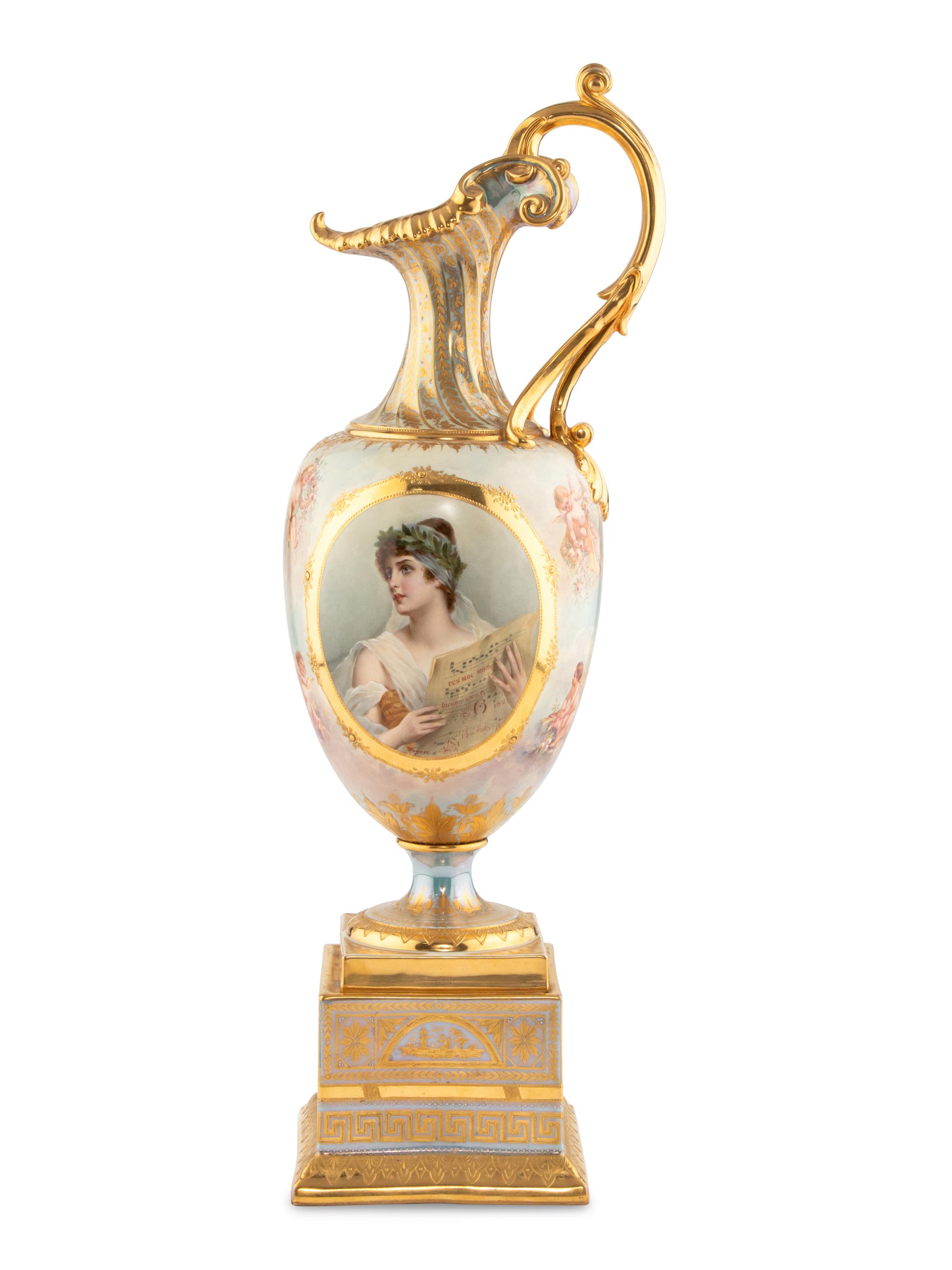 A Vienna Porcelain Ewer