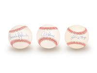 A Group of 15 Hall of Fame Signed Autograph Baseballs (Beckett Authentication Services BAS Certified),