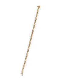 YELLOW GOLD AND DIAMOND BRACELET