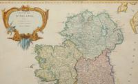 Two Hand-Colored Engravings Depicting Maps of Ireland