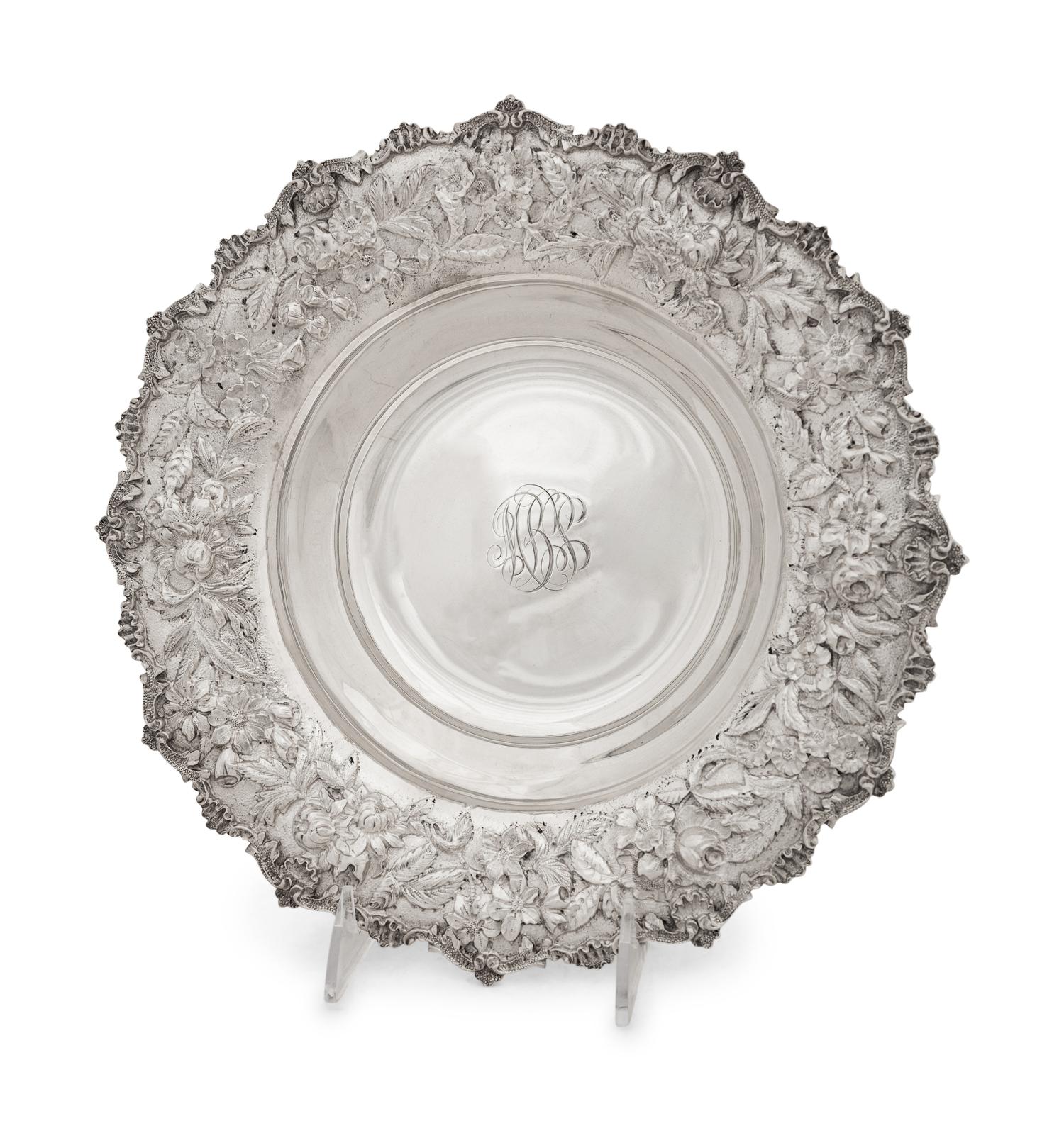 An American Weighted Silver Vase