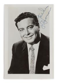 A Jackie Gleason Autographed Postcard