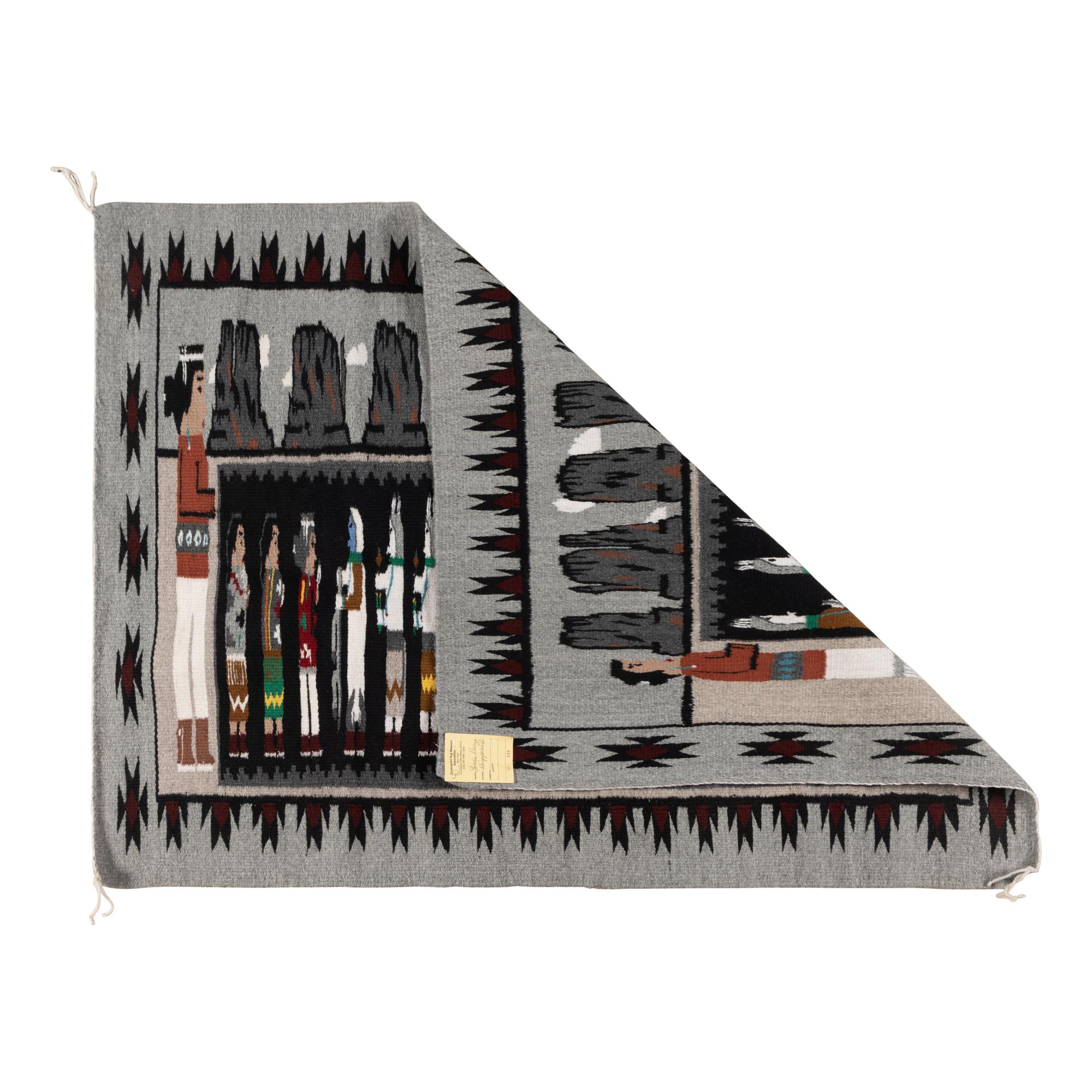 Navajo Yeibichai, Weaving-within- Weaving [Rug]