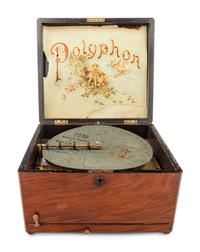 A Polyphon Disk Music Box