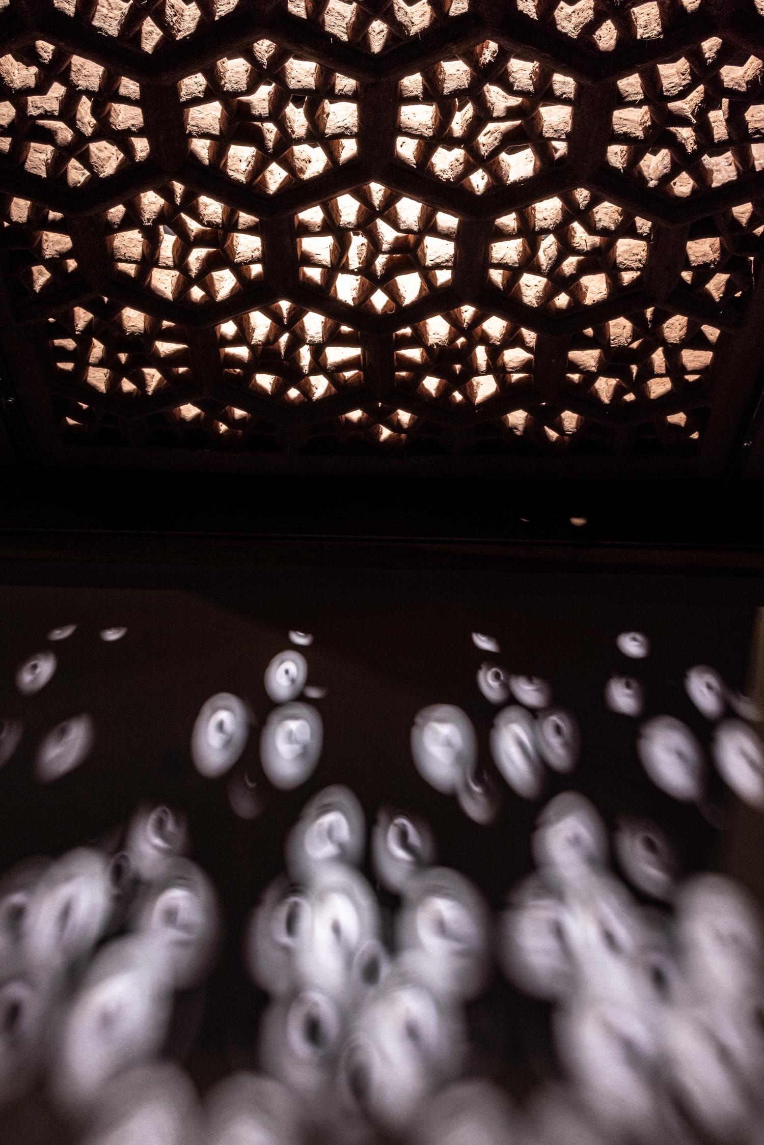 An Indian Sandstone Jali Screen