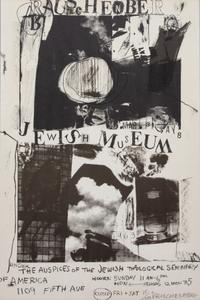 Robert Rauschenberg, (American, 1925-2008), Jewish Museum, 1963