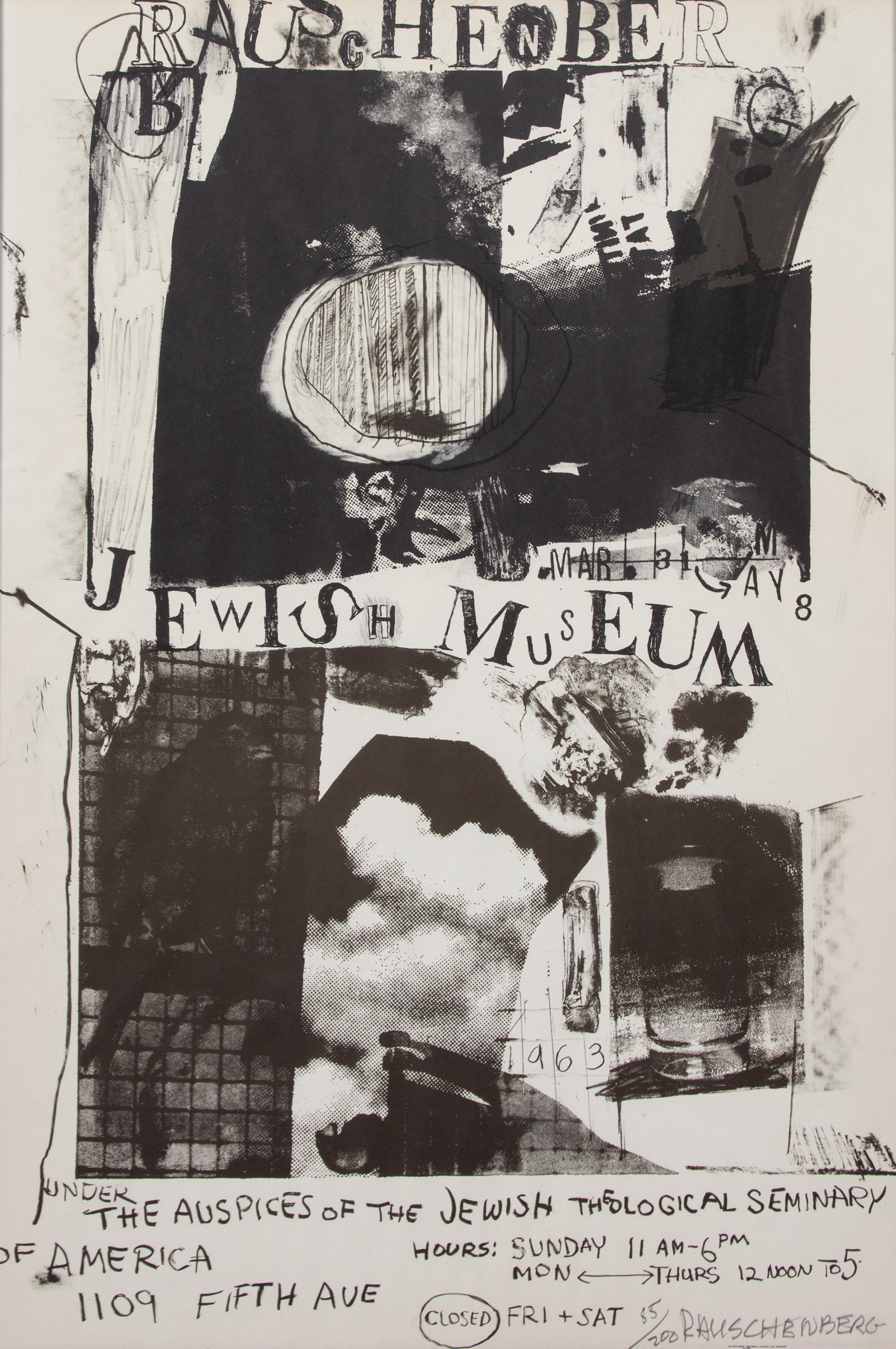 Robert Rauschenberg, (American, 1925-2008), Jewish Museum, 1963