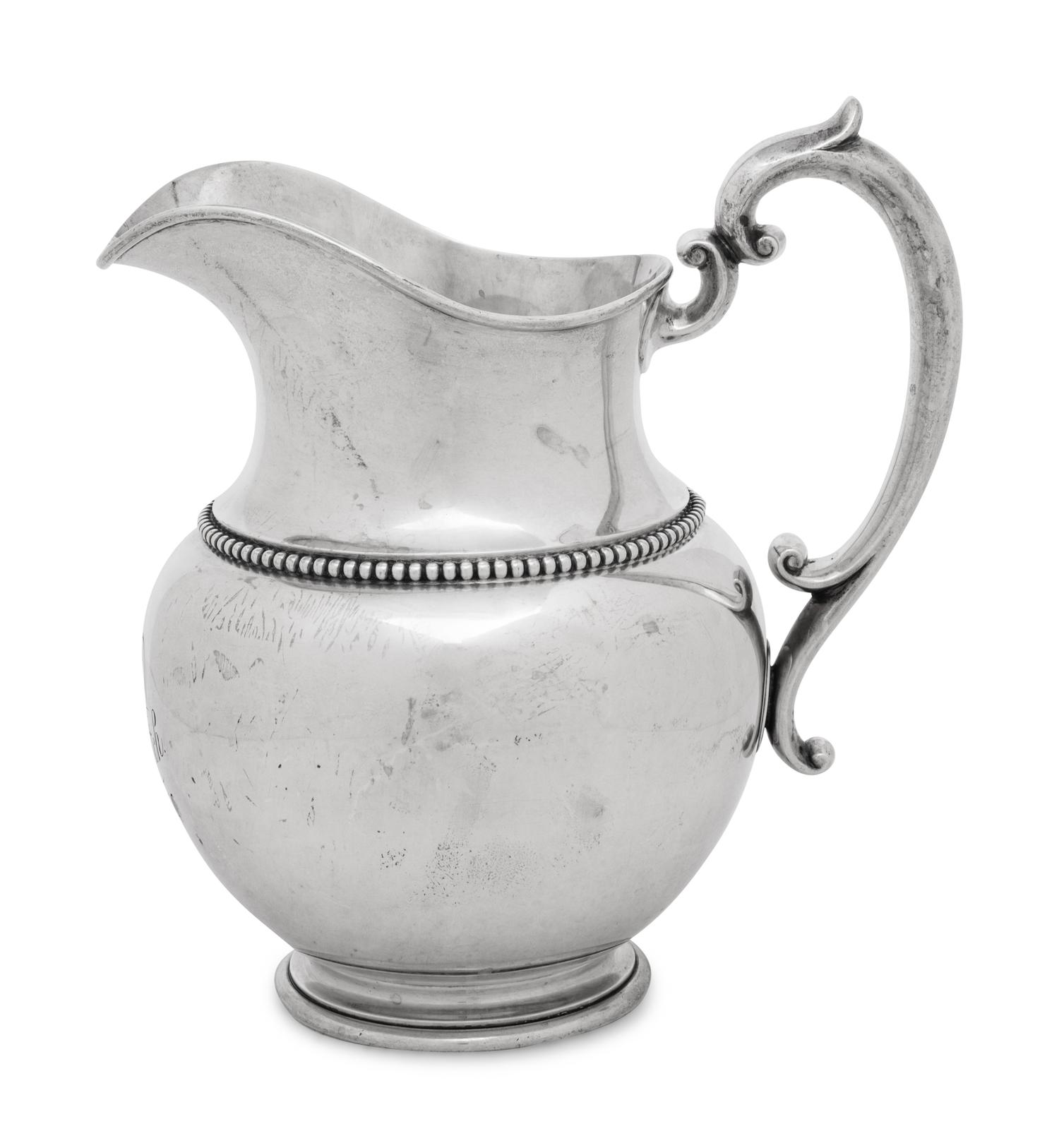 An American Silver Water Pitcher
