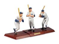 A Mickey Mantle Career Tribute Danbury Mint Figure Display,