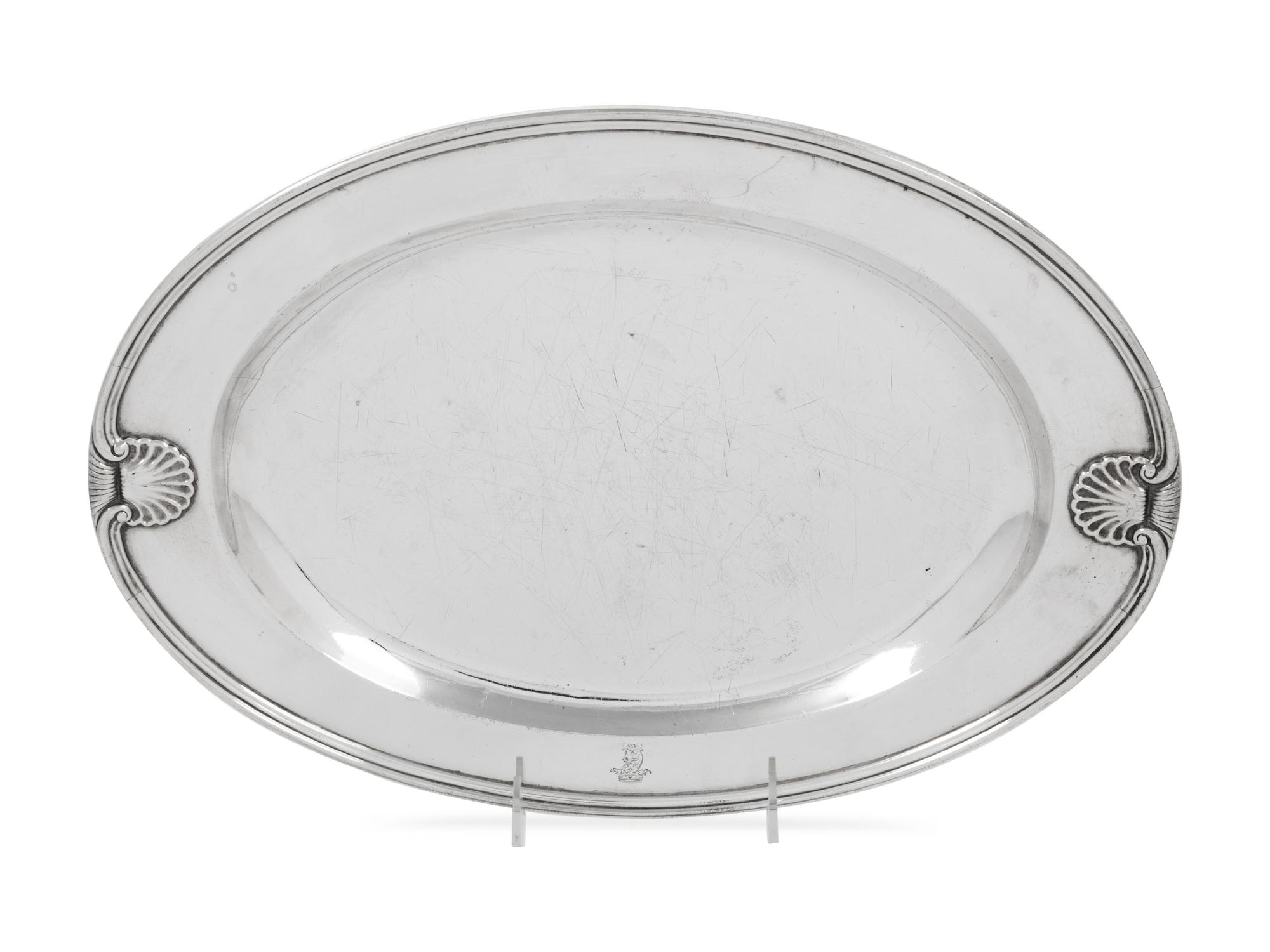 An American Silver Serving Platter