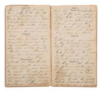 [GOLD RUSH]. Extensive California Gold Rush archive of William J. Jewell (1818-1885) including letters, diaries, and photographs, ca. 1852-1853.