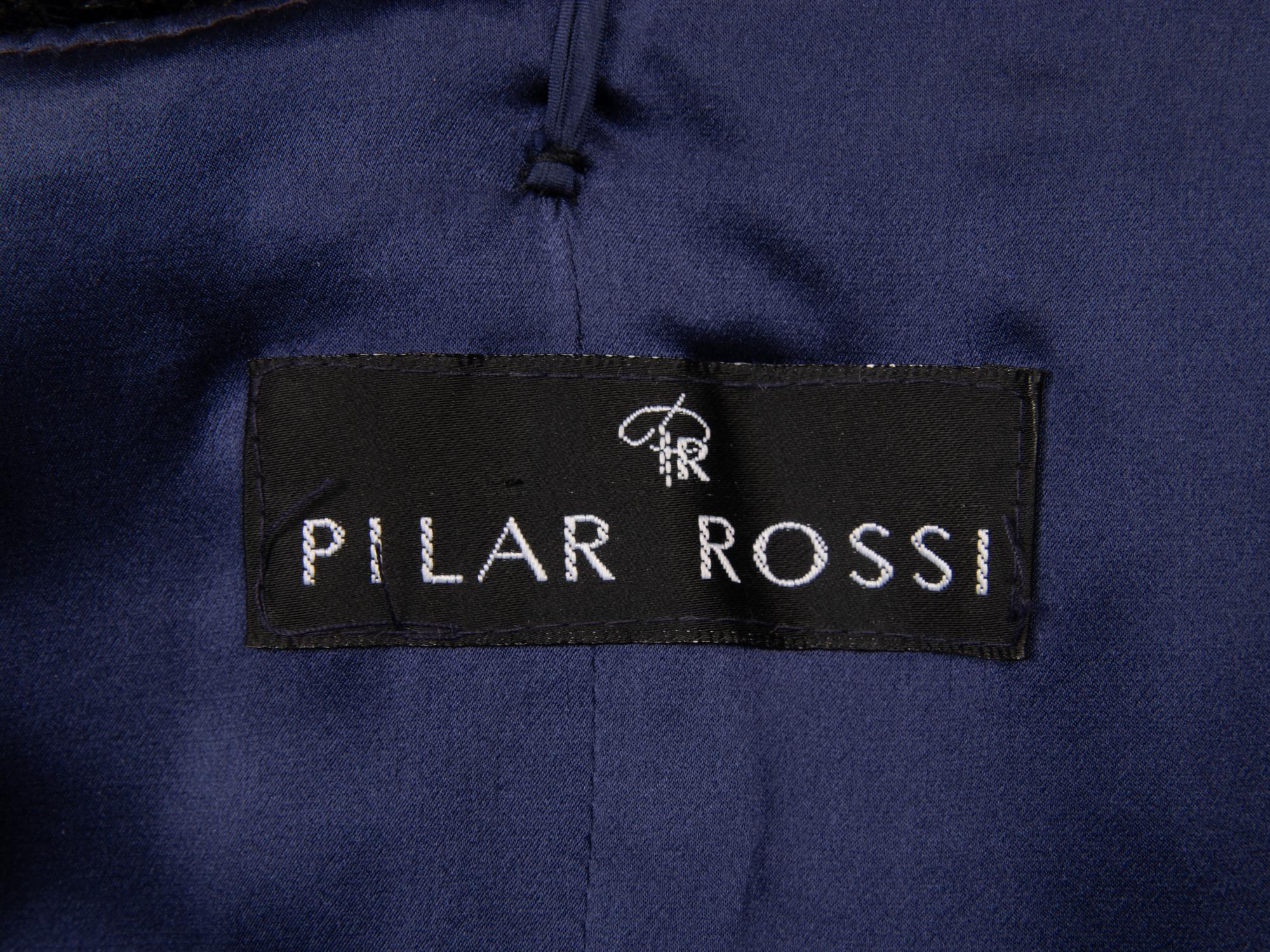 Pilar Rossi, Sequined Evening Gown