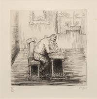 Girl Doing Homework II