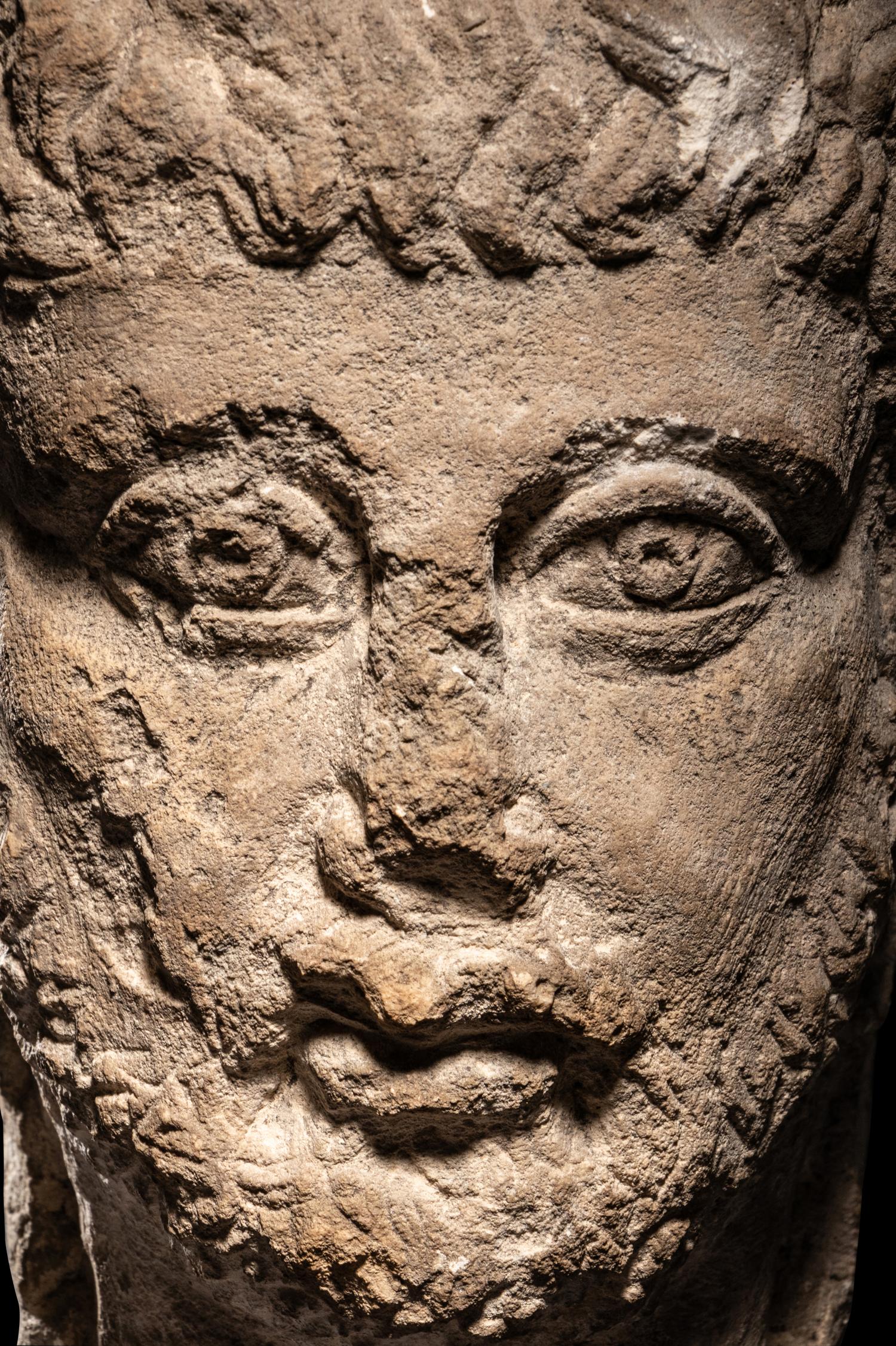A Palmyrene Portrait Head of a Man