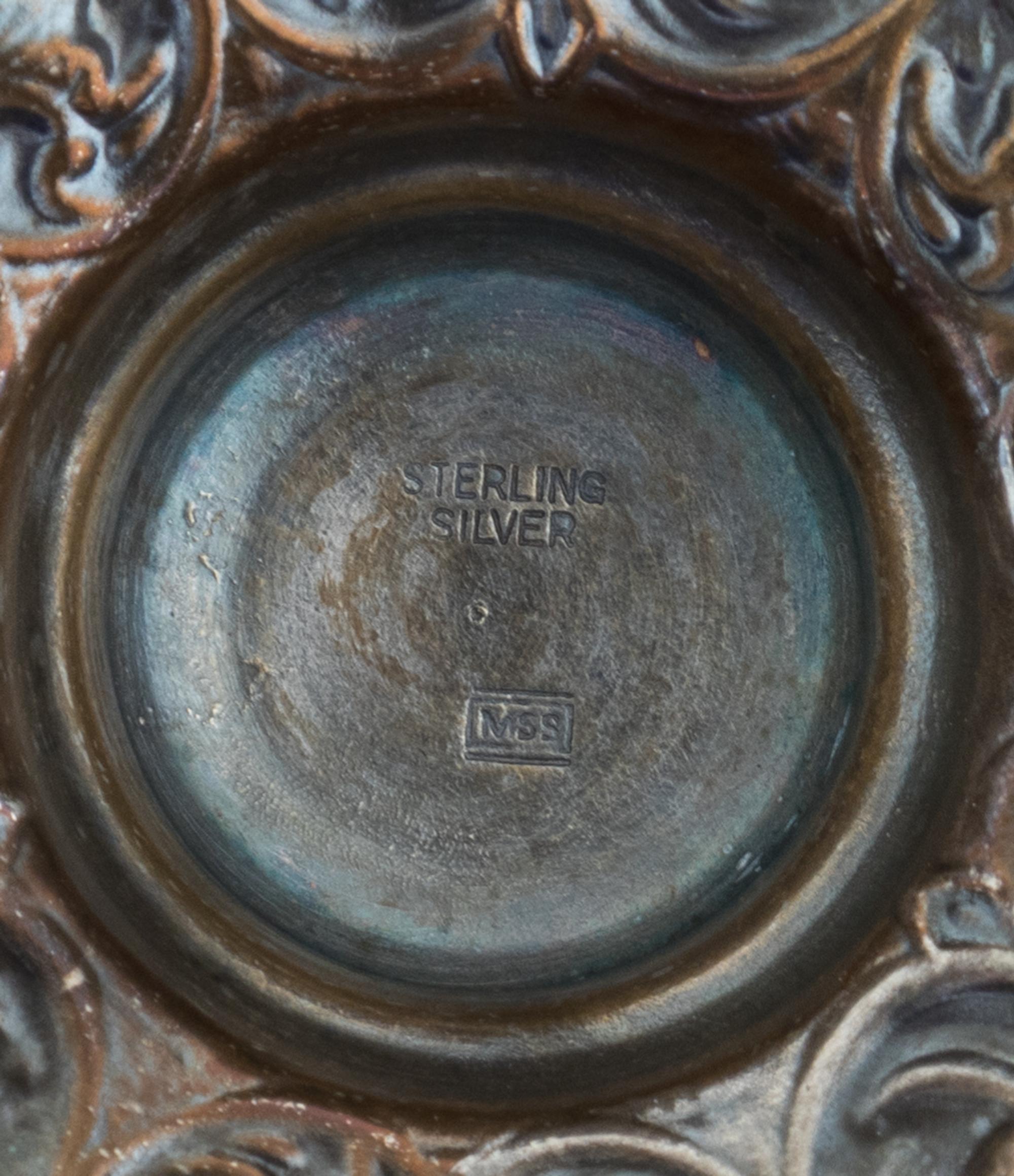 Two Continental Silver Spice Boxes