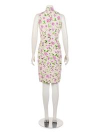 Chanel Floral Print Silk Dress, Spring 1997