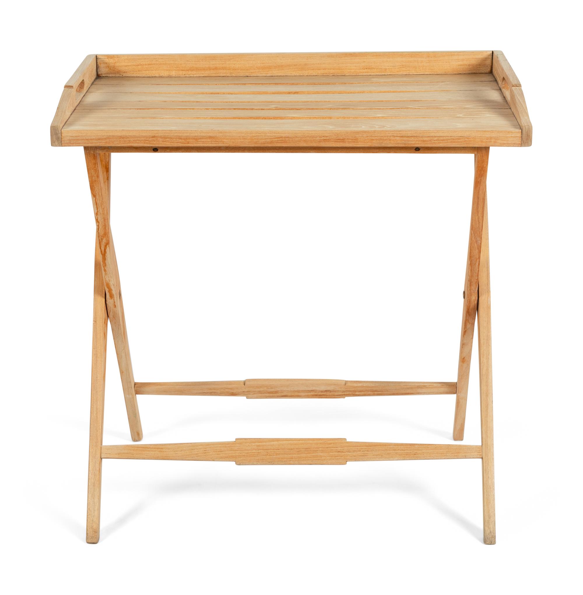 A Teak Outdoor Nine-Piece Furniture Suite