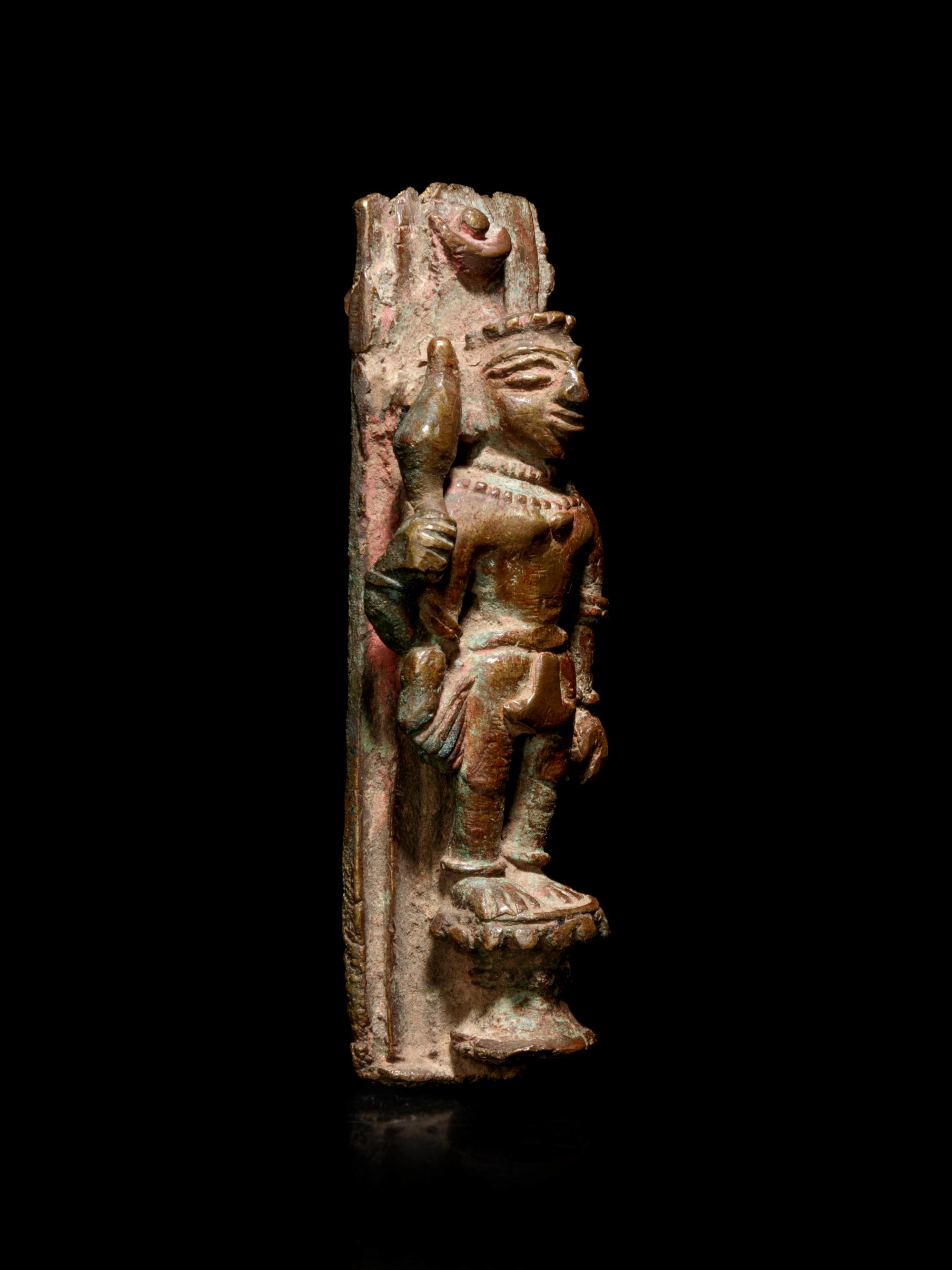 An Indian Bronze Figure of Bhairava