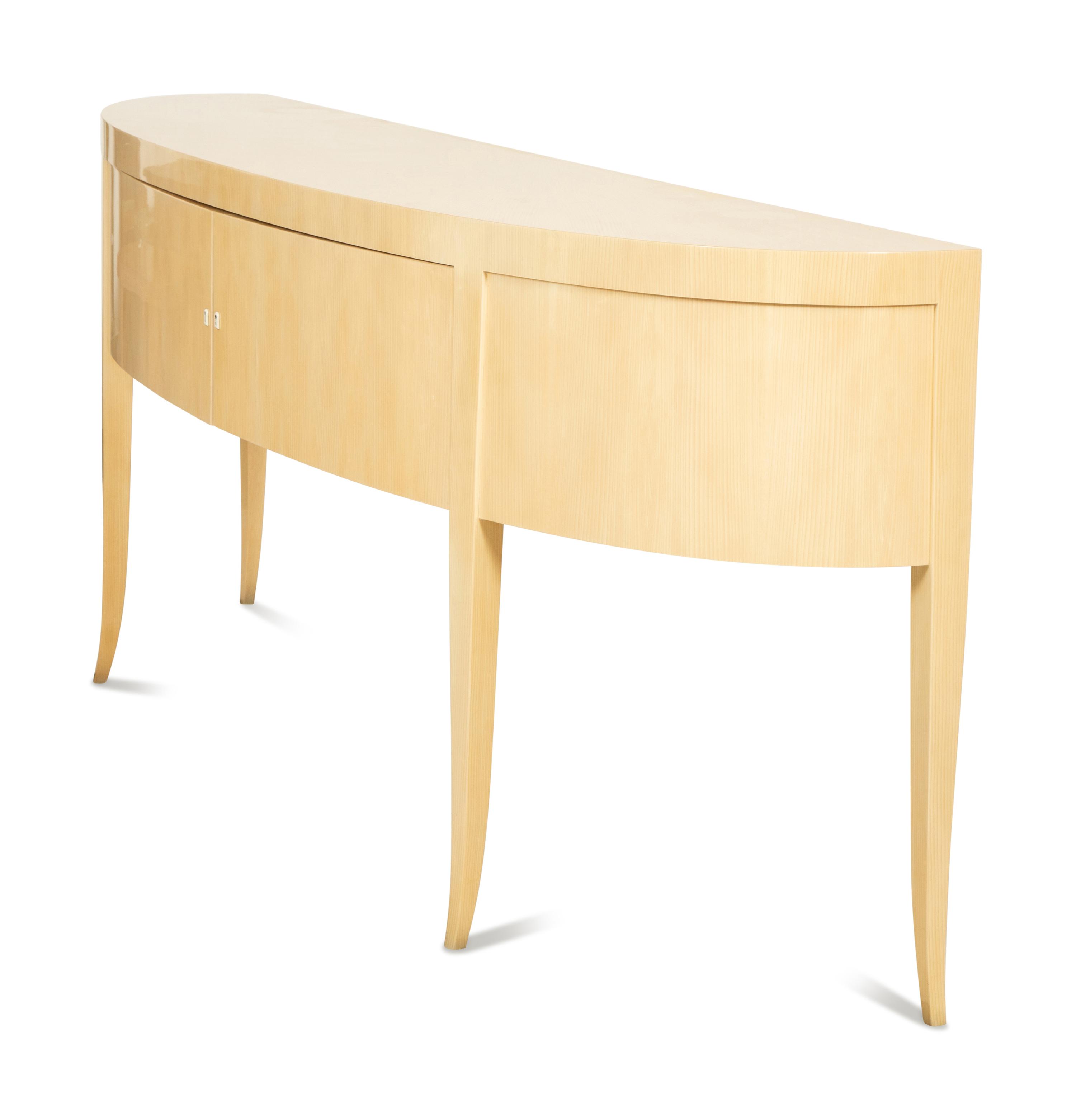 A Sally Sirkin Lewis for J. Robert Scott Bow Front Sideboard
