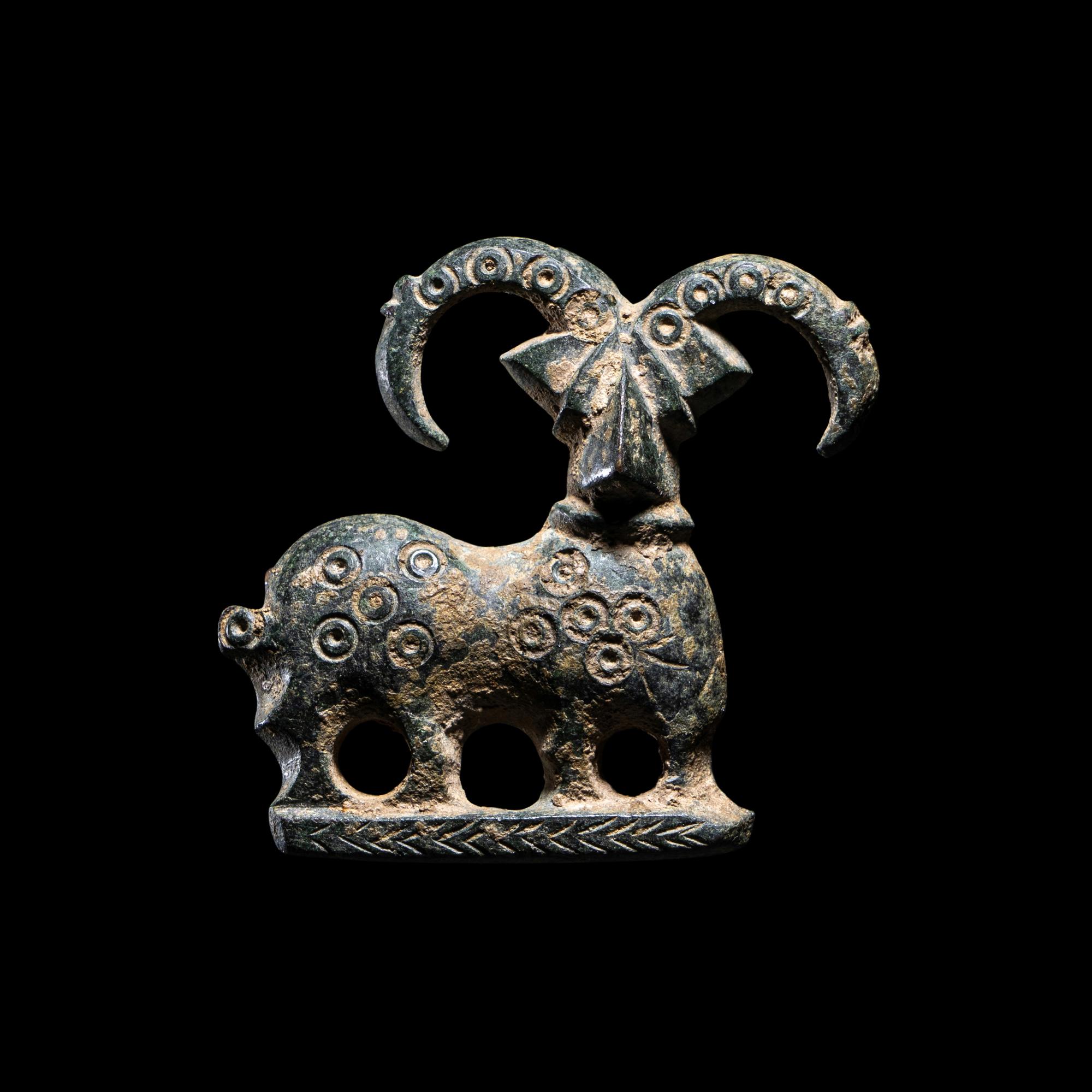 A Luristan Bronze Ibex