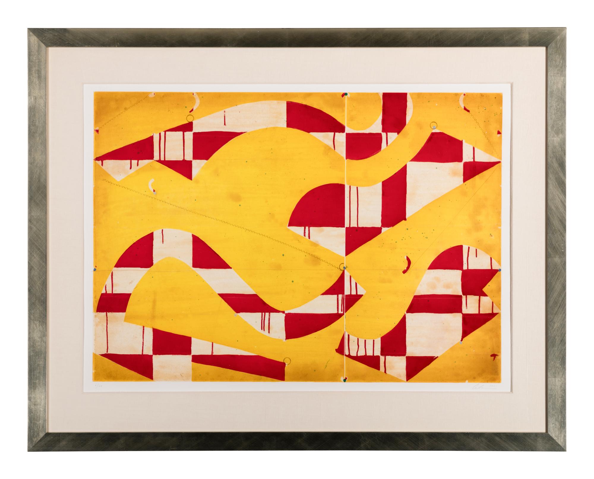 Seven String with Yellow and Red , 2001