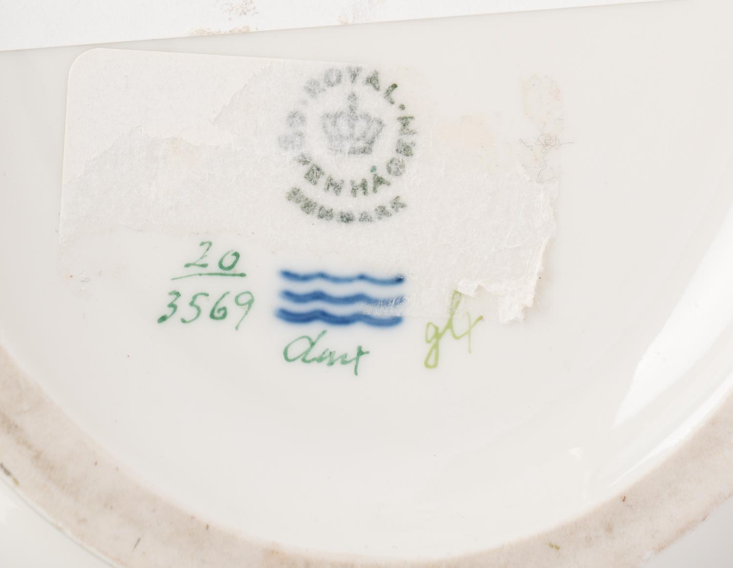 A Pair of Royal Copenhagen Flora Danica Porcelain Cache Pots