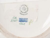 A Pair of Royal Copenhagen Flora Danica Porcelain Cache Pots