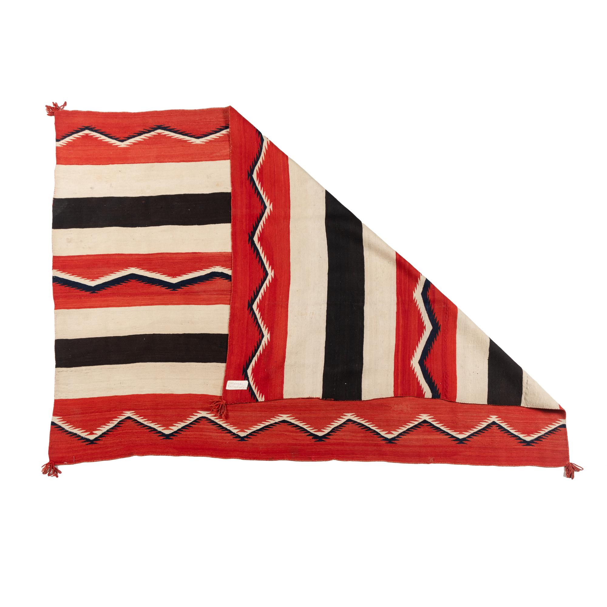 Navajo Banded Wearing Blanket [Rug]