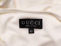 Important Tom Ford for Gucci, White Jersey Backless Gown, F/W 1996