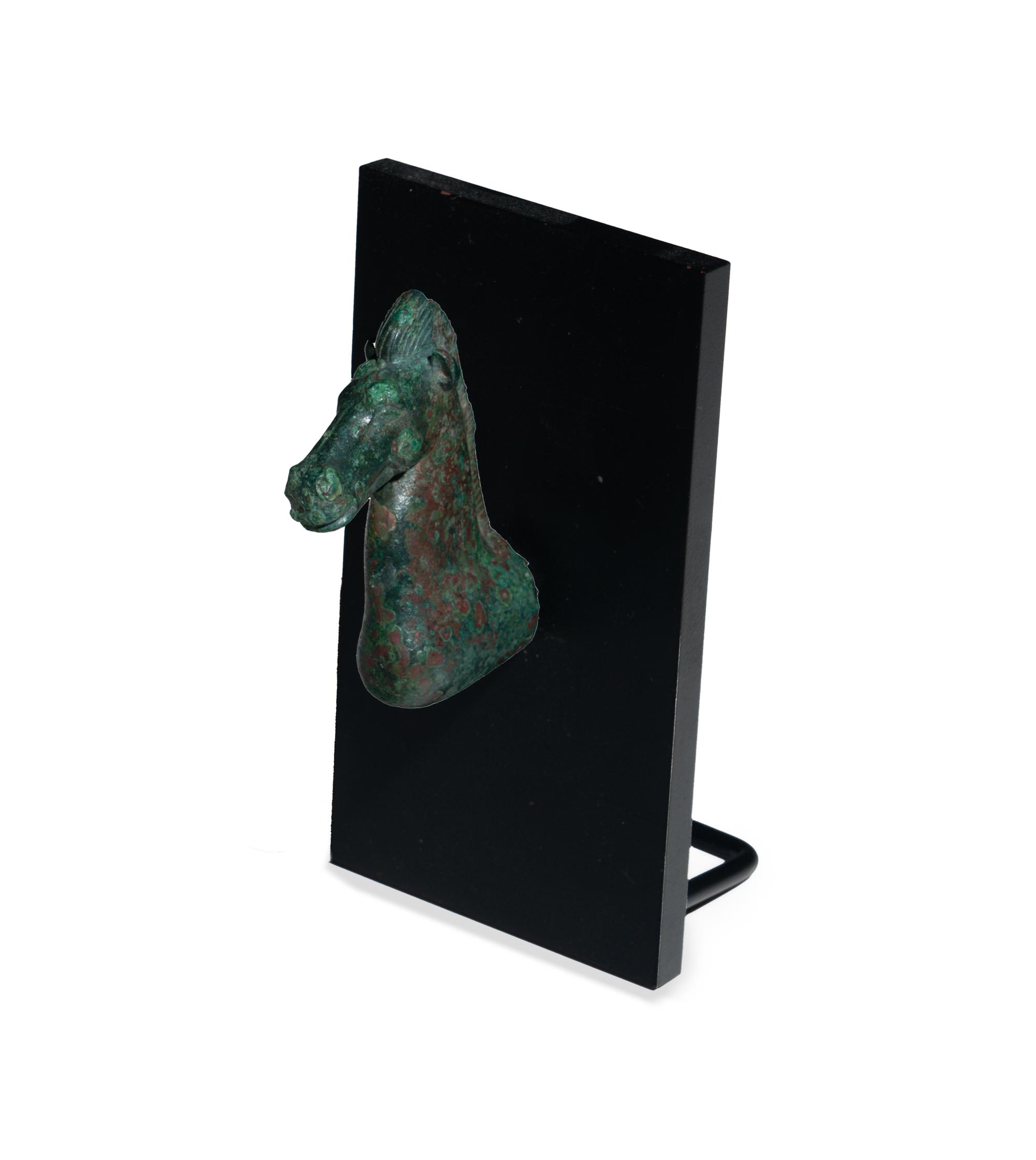 A Greek Bronze Horse Protome