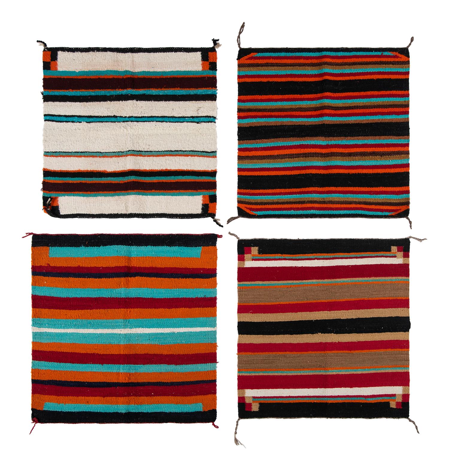 A Group of Single Saddle Blankets