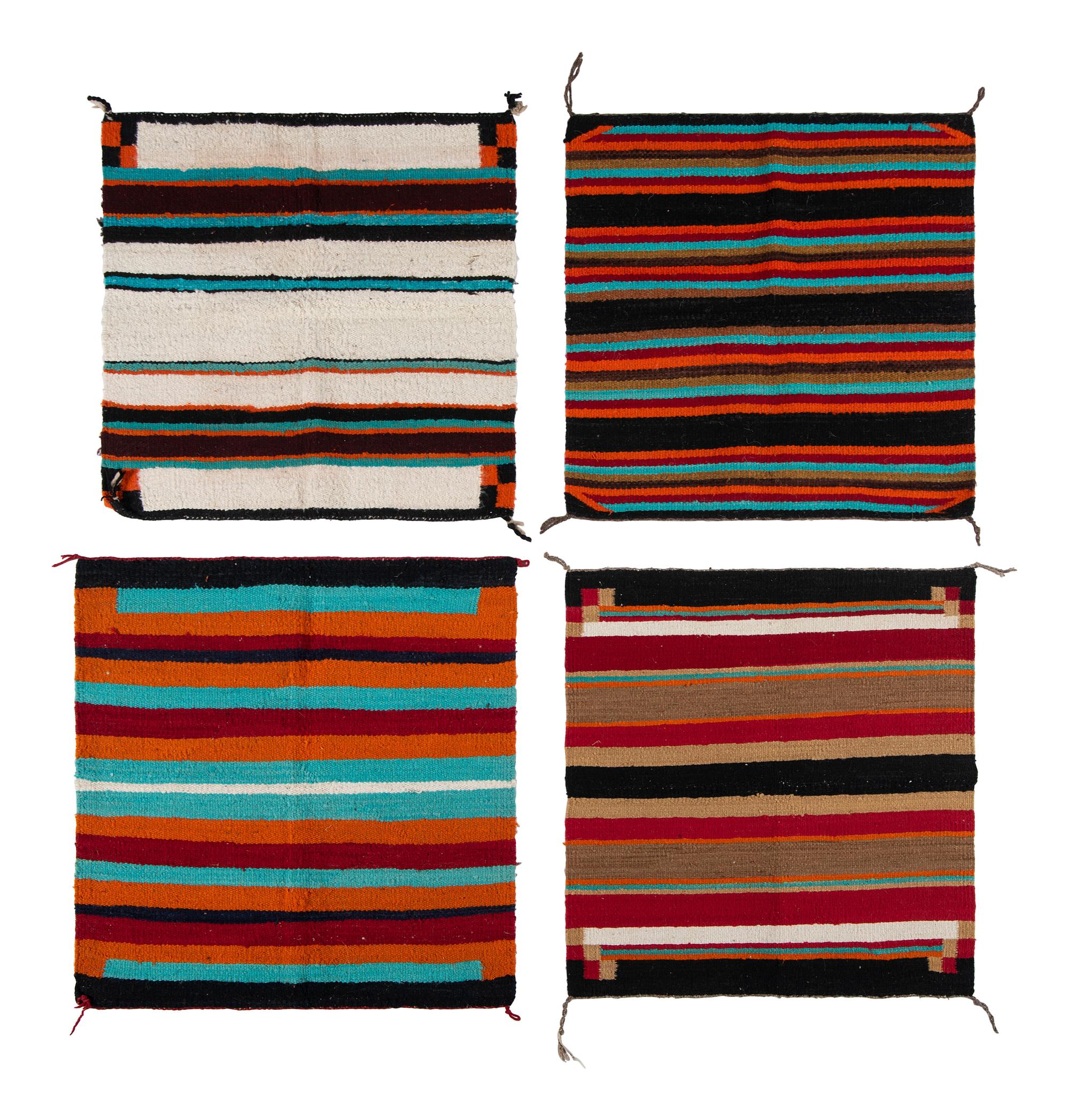 A Group of Single Saddle Blankets