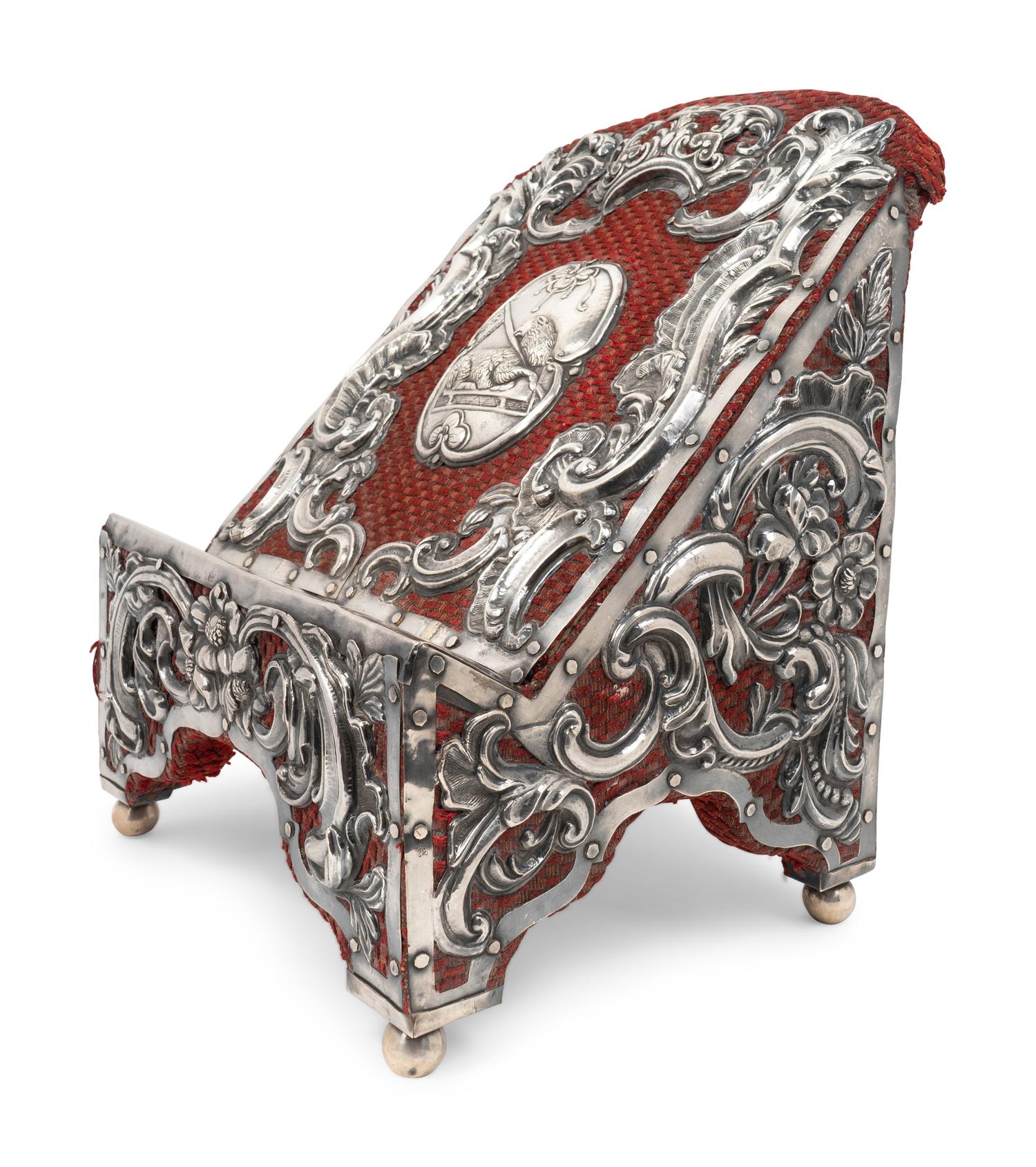 A Spanish Colonial Silver Mounted Atril (Bible/Bookstand) — 20TH CENTURY