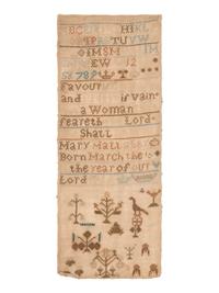 Three Needlework Samplers