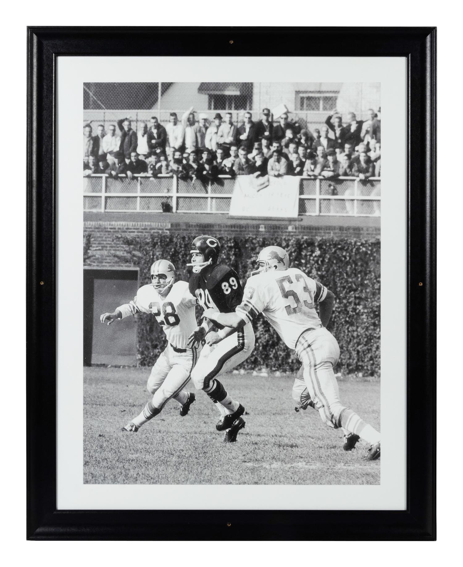A Group of Four Large Scale Photographs of Mike Ditka Formerly Displayed at Mike Ditka’s Restaurant