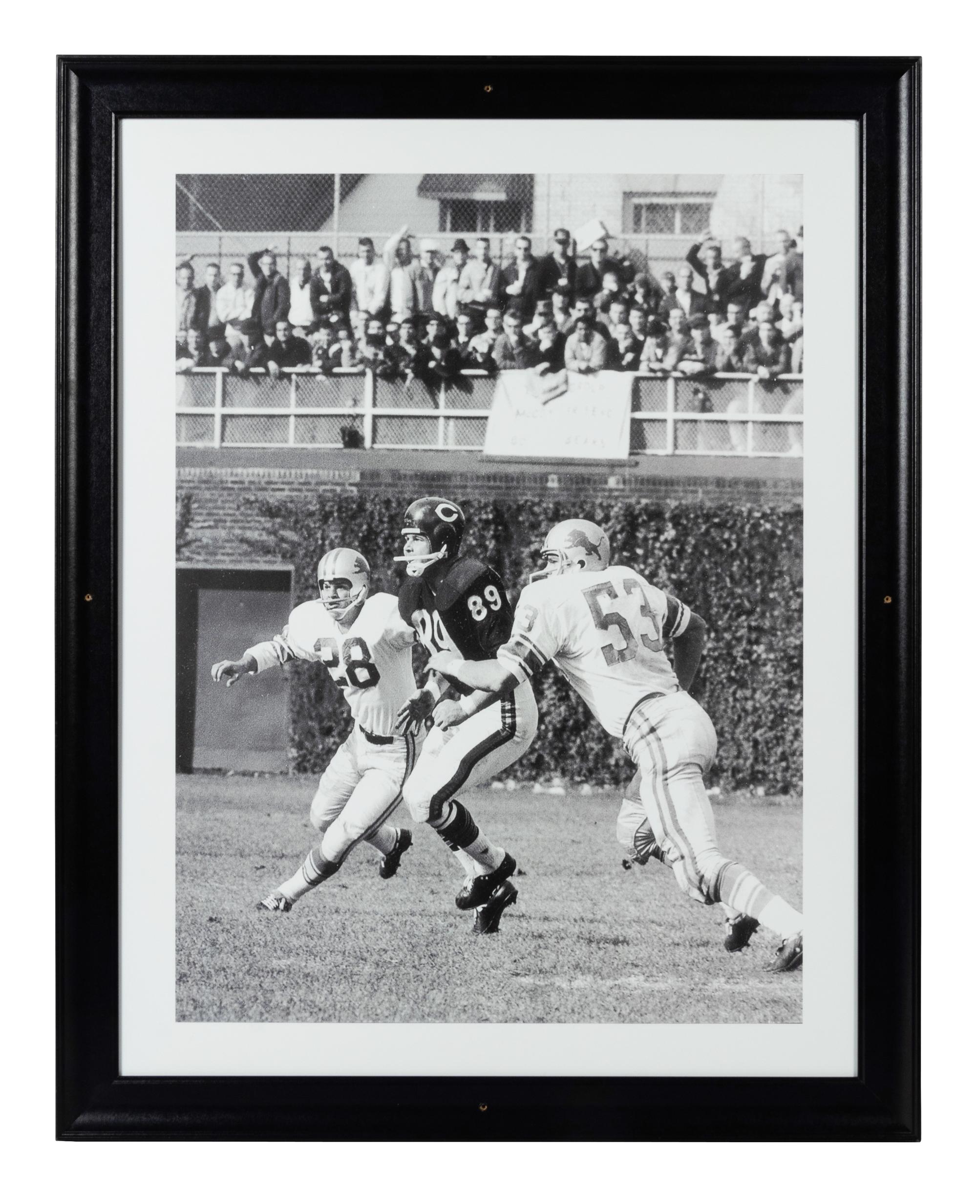 A Group of Four Large Scale Photographs of Mike Ditka Formerly Displayed at Mike Ditka’s Restaurant