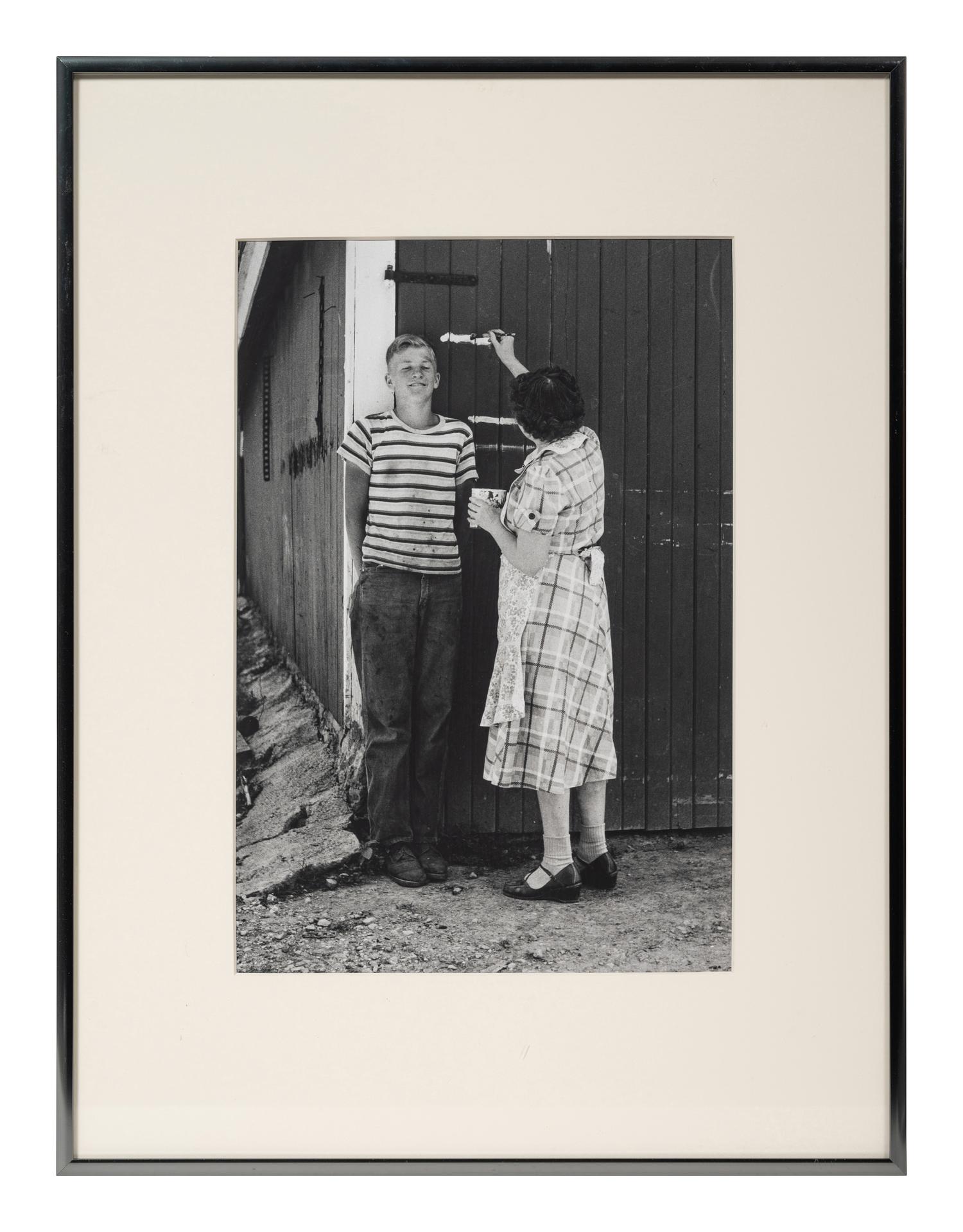 A group of five photographs from the Farm Families Project