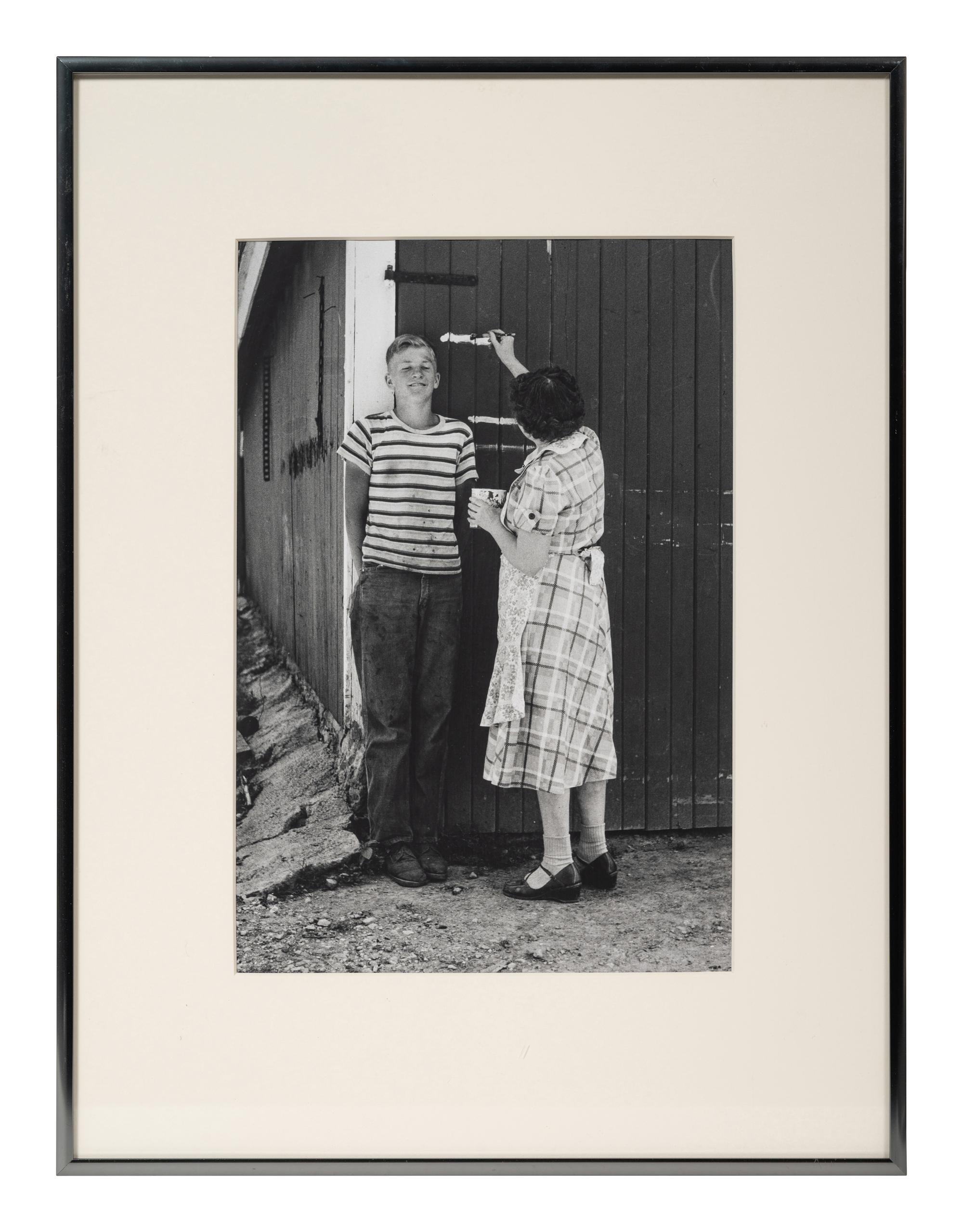 A group of five photographs from the Farm Families Project