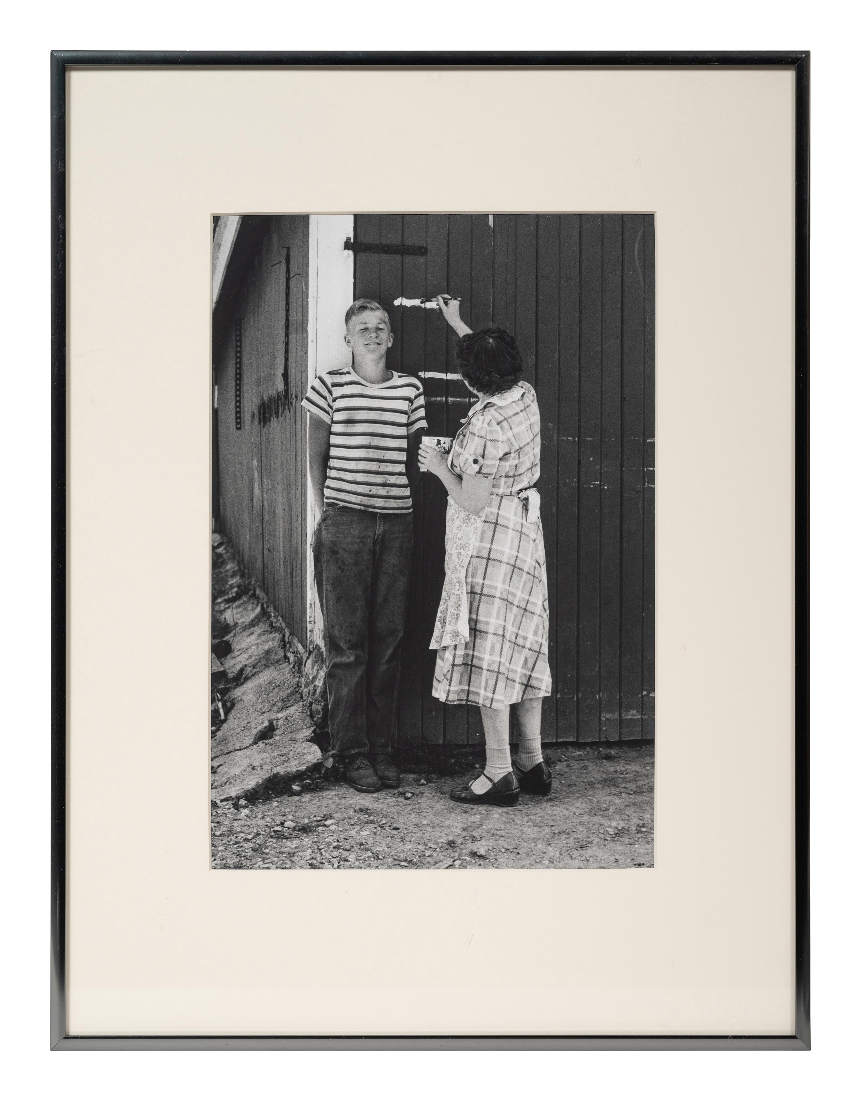 A group of five photographs from the Farm Families Project