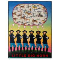 Little Big Horn Premonition , together with a signed copy of Indian Country: The Art of David Bradley by Valerie K. Verzuh
