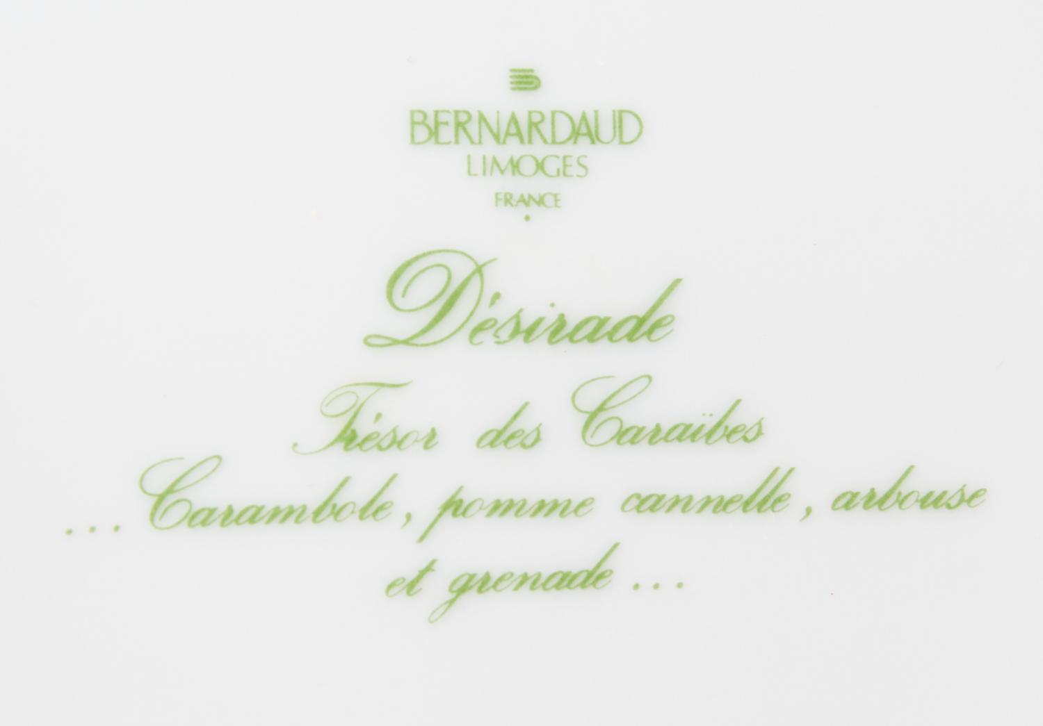 A Bernardand Dinner Service Diameter of first 10 1/4 inches. — MODERN