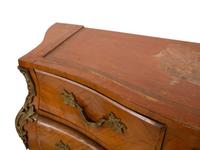 A Pair of Gilt Bronze Mounted Kingwood Bombe Commodes