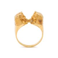 YELLOW GOLD PHARAOH RING