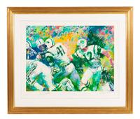 A 2007 Joe Namath "Hand Off Super Bowl III" LeRoy Neiman Serigraph,