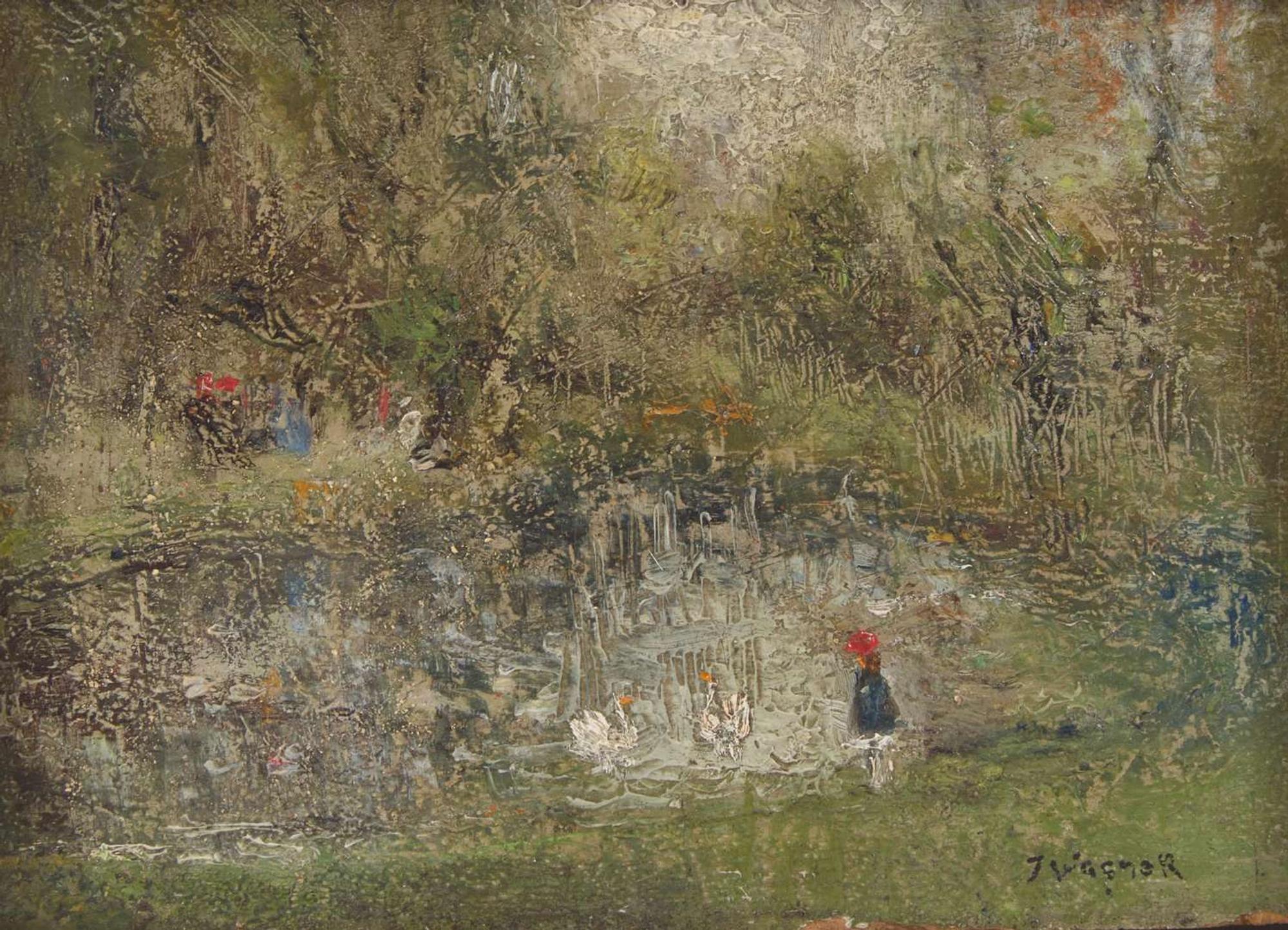 Frederick R. Wagner (American, 1864–1940) - Park Scene