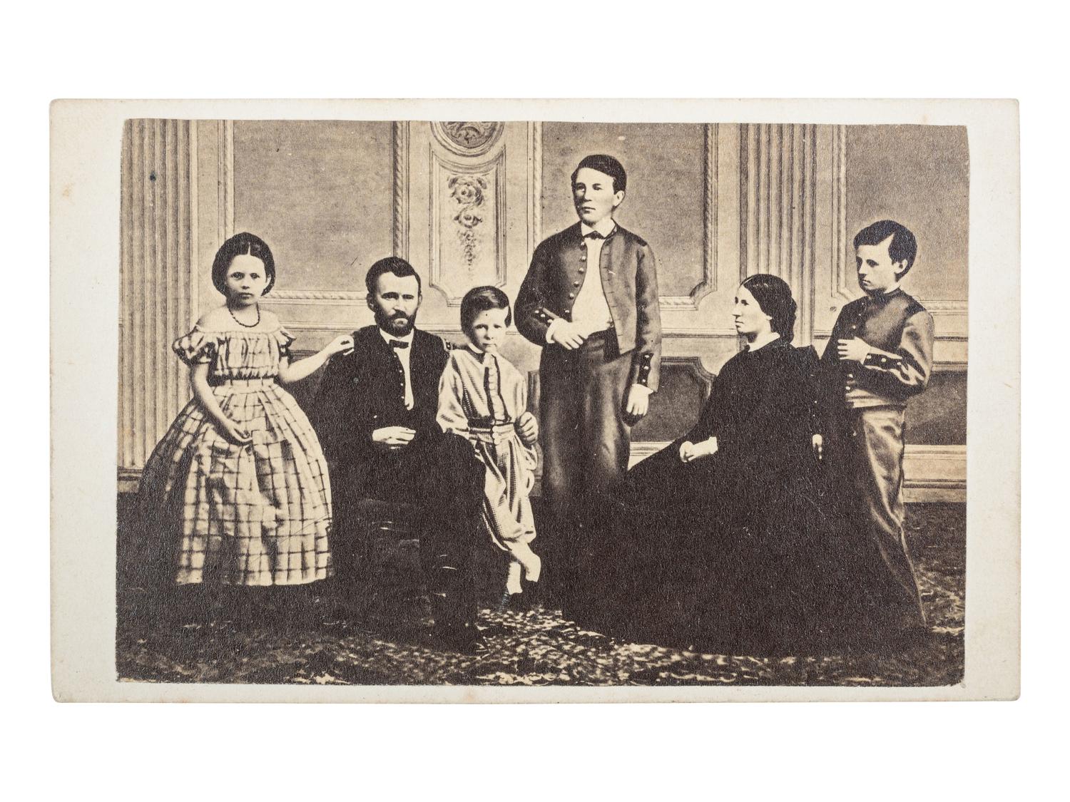 [GRANT, U.S. (1822-1885)]. 5 images of U.S. Grant, incl. last photograph taken before his death.