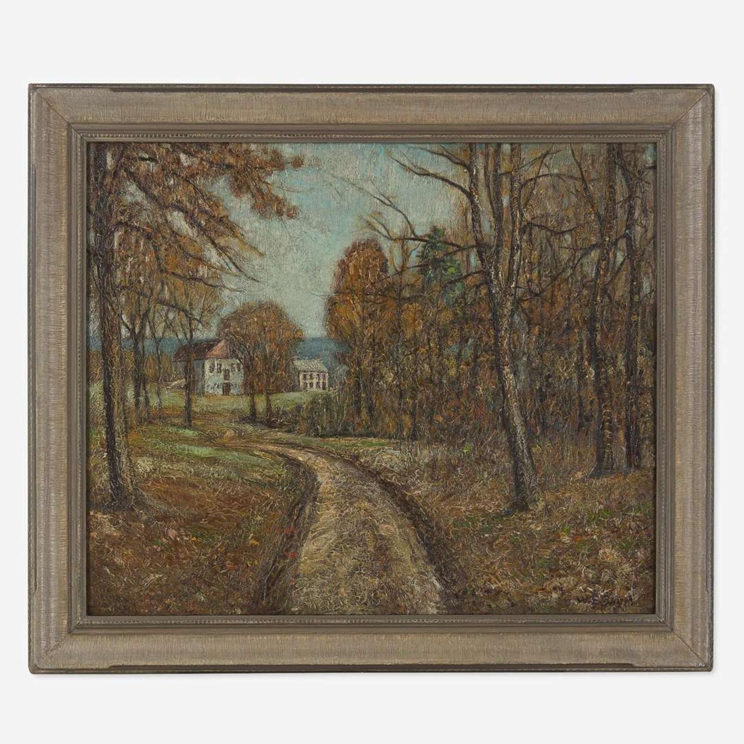 Walter Emerson Baum (American, 1884–1956) Autumn Trees